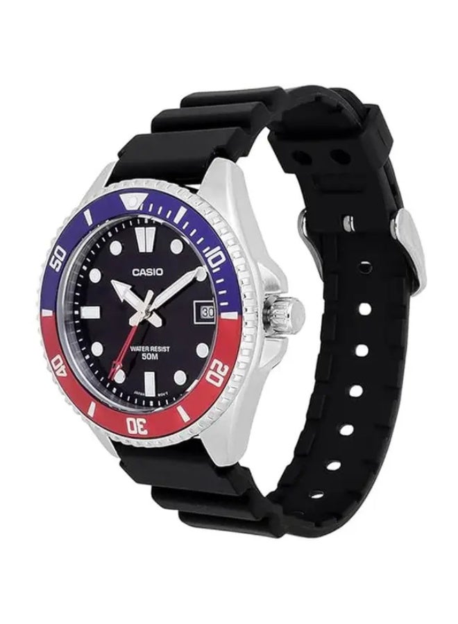 CASIO Unisex Dive Watch - MDV-10-1A2VDF Black Dial - Image 3